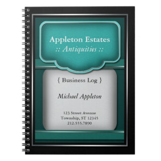 Caderno Espiral Vintage Turquoise - Notebook para empresas