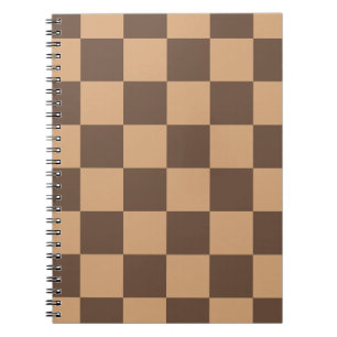 Caderno Espiral Vintage verificada em braçadeiras quentes