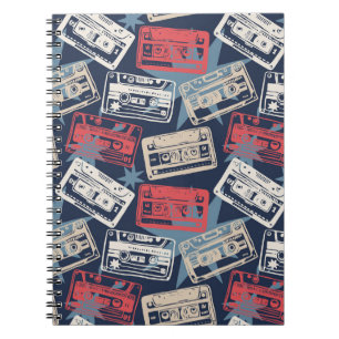 Caderno Espiral Vintage, Vintage, sem costura