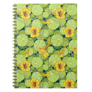 Caderno Espiral Vintage Waterlilies