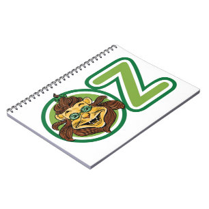 Caderno Espiral Vintage Wizard of Oz, Leão na Letra O