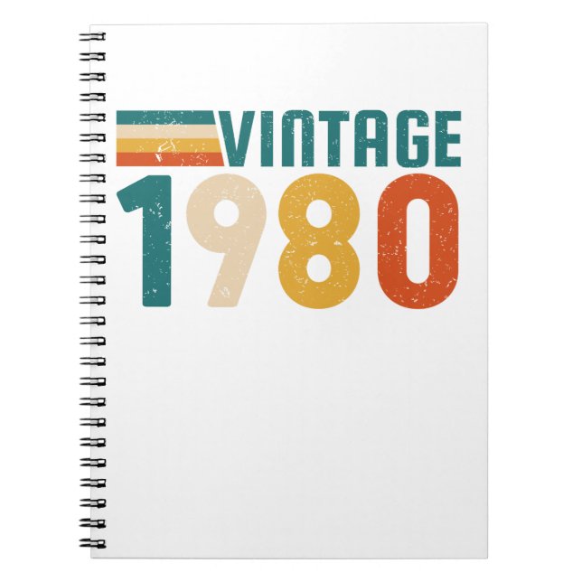 CADERNO ESPIRAL VINTAGEM 1980 (Frente)
