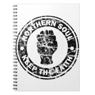 Caderno Espiral Vintagem Arranhada por Alma norte