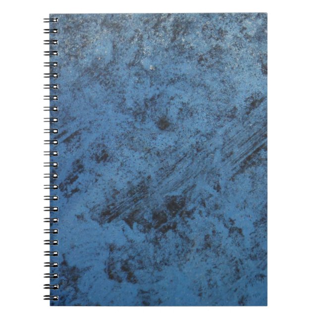 Caderno Espiral Vintagem azul-clara (Frente)