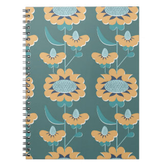 Caderno Espiral Vintagem Geométrica: Motif Náutico Têxtil