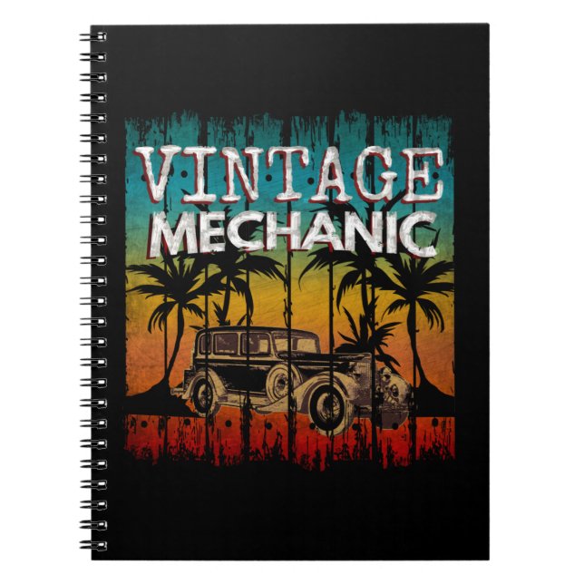 CADERNO ESPIRAL VINTAGEM MECÂNICA (Frente)