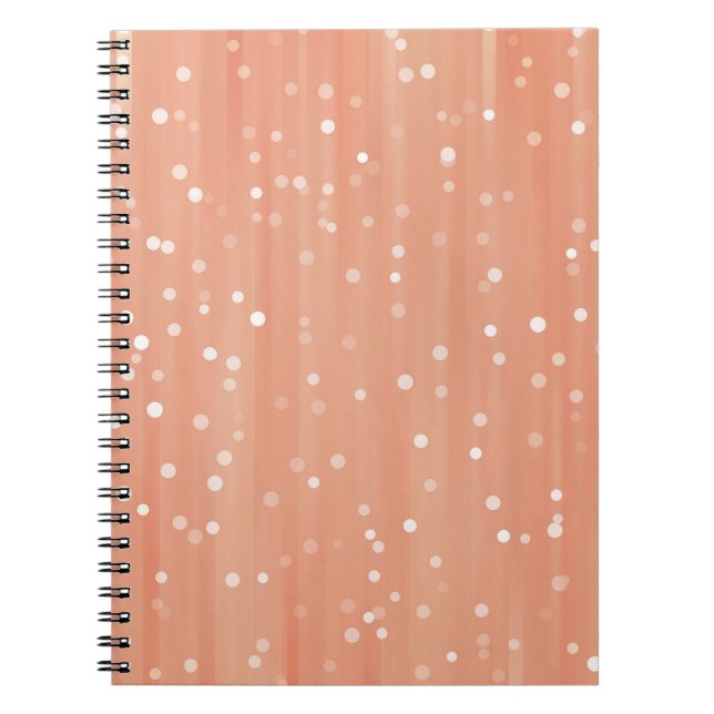 Caderno Espiral Vintagem Vertical: Fundo da Linha Abstrato. (Frente)