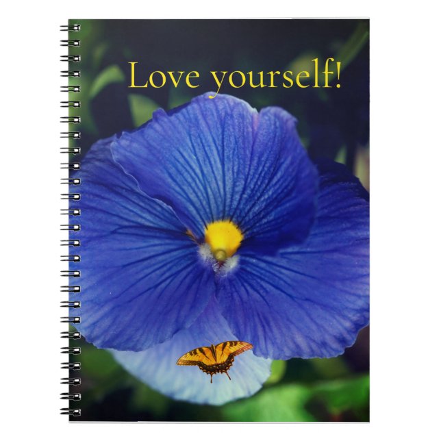 Caderno Espiral violeta azul amores-perfeitos (Frente)