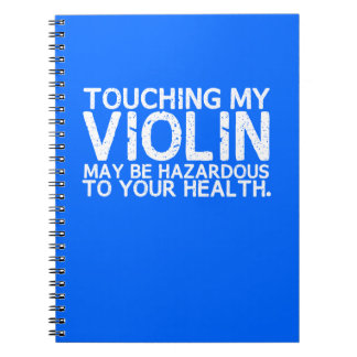 Caderno Espiral Violin Hazard