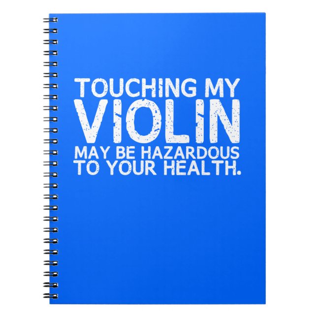 Caderno Espiral Violin Hazard (Frente)