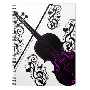 Caderno Espiral Violin, Rocking Love_