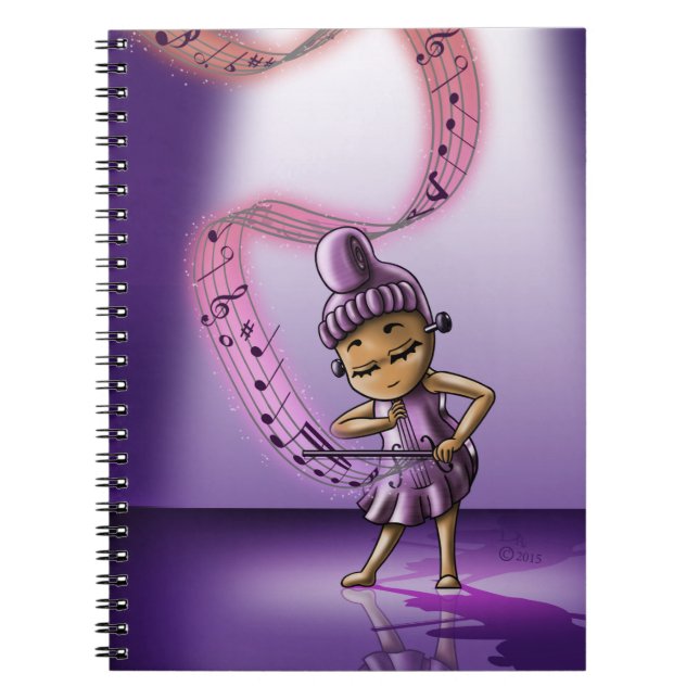 Caderno Espiral Violino (Frente)