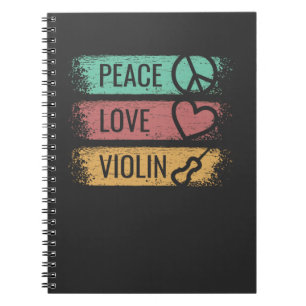 Caderno Espiral Violino Fiddle