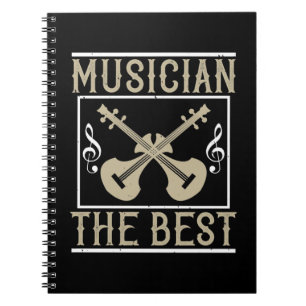 Caderno Espiral Violino - Músico O Melhor