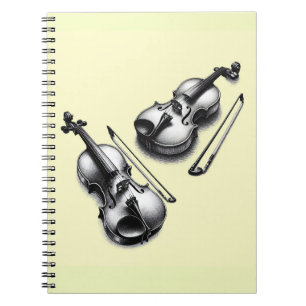 Caderno Espiral Violinos
