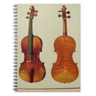 Caderno Espiral Violinos (LtoR): o "Alard" por Antonio Stradivariu