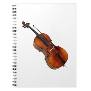 Caderno Espiral "Violoncelo 1" presentes e produtos do design