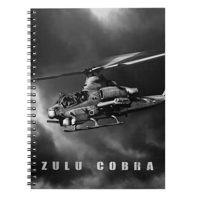 Caderno Espiral Viper AH-1Z (Frente)