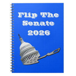 Caderno Espiral Vire a Votação do Senado Azul 2026