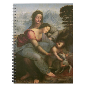 Caderno Espiral Virgin e criança com St Anne, c.1510