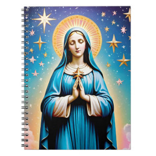 Caderno Espiral Virgin Mary Notebook