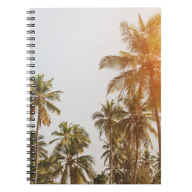 Caderno Espiral Visão Cênica de Palm Beach (Frente)
