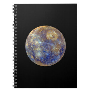 Caderno Espiral Visão Colorida do Mercúrio