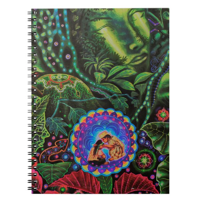 Caderno Espiral Visão de Ayahuasca (Frente)