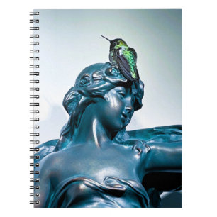 Caderno Espiral visão de beija-flor