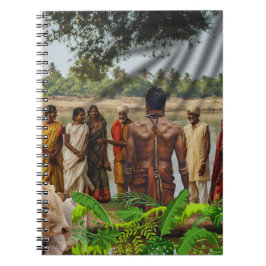 Caderno Espiral Vishnuh en volgelingen notitieboek