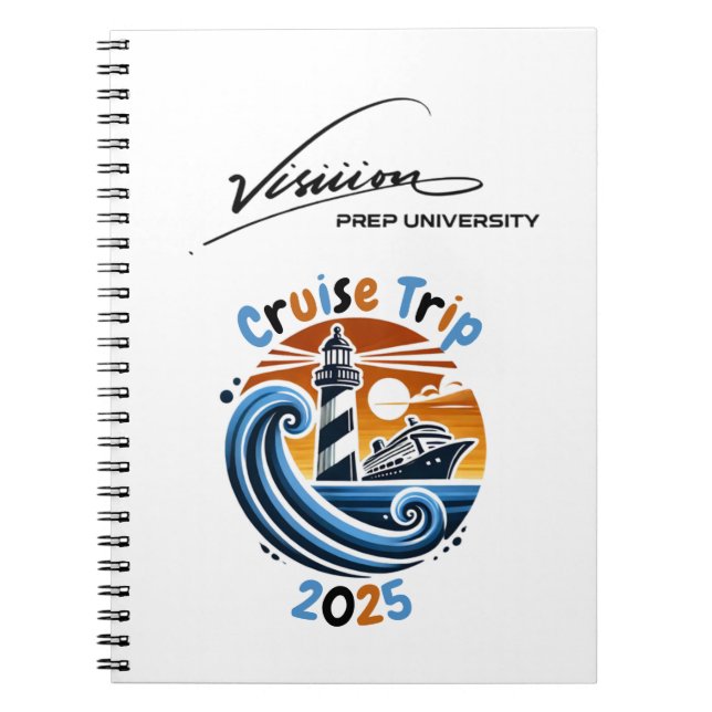 Caderno Espiral Visiion Cruise Trip Merchandise (Frente)