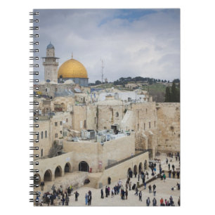 Caderno Espiral Visitantes, Praça do Muro Ocidental e Cúpula da Ro