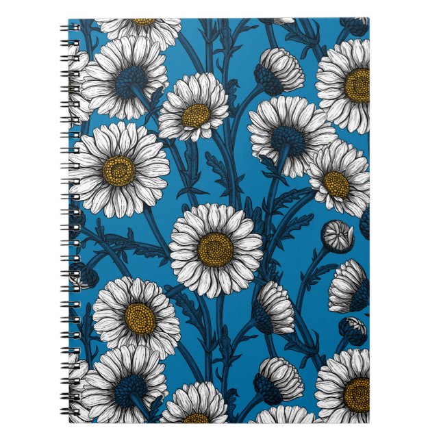 Caderno Espiral Visitas em azul (Frente)