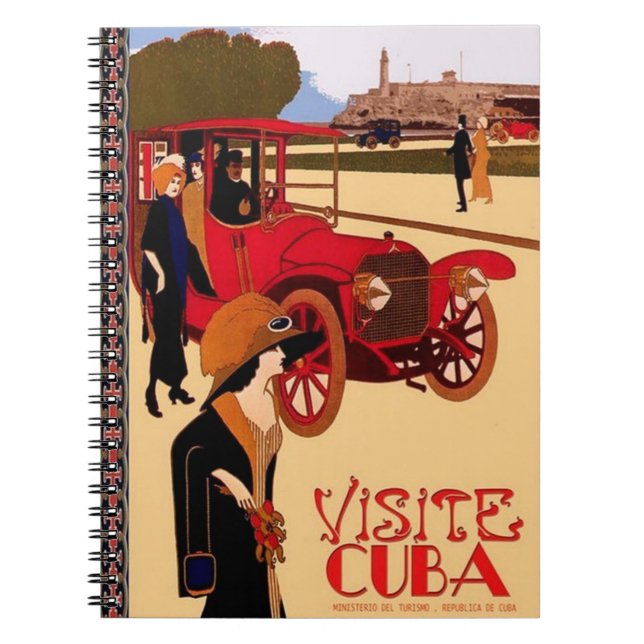 Caderno Espiral Visite Cuba (Frente)