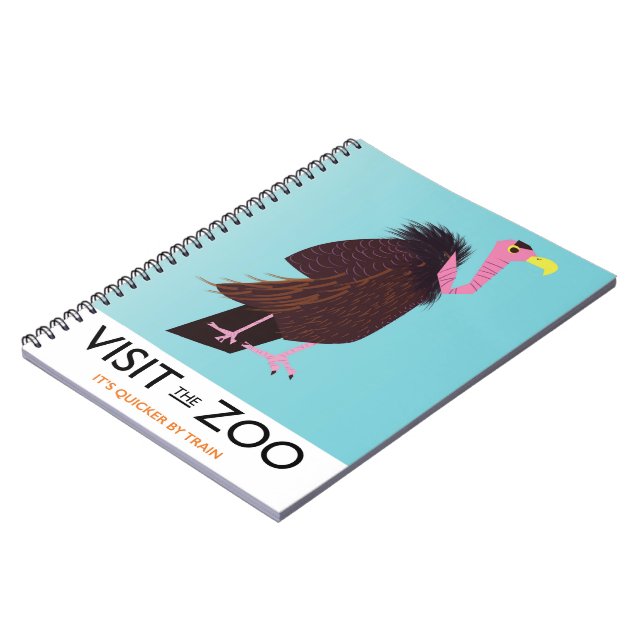 Caderno Espiral Visite o Zoológico (Left Side)