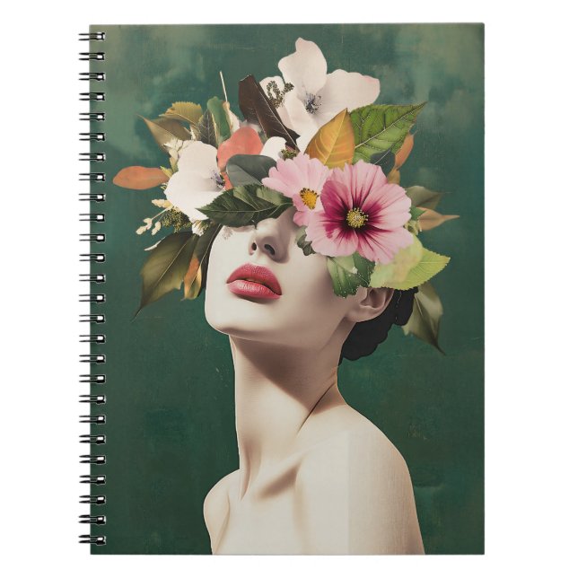 Caderno Espiral Visões Florais (Frente)