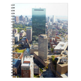 Caderno Espiral Vista aérea de Boston 2