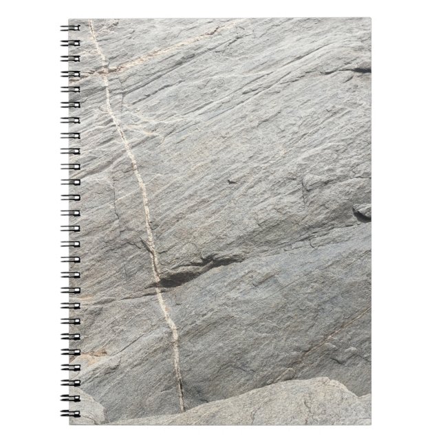 Caderno Espiral vista de rock cinza (Frente)