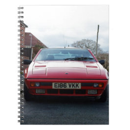 Caderno Espiral Vista frontal do Lotus Eclat