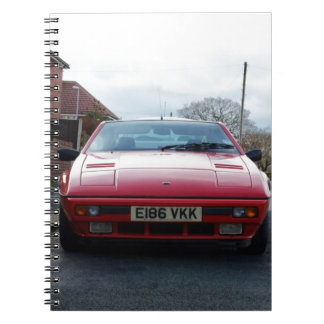 Caderno Espiral Vista frontal do Lotus Eclat