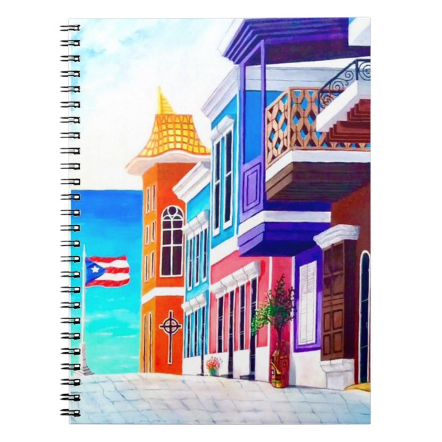 Caderno Espiral ¡Viva Porto Rico! (Frente)
