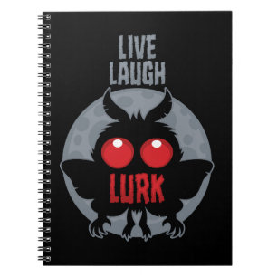 Caderno Espiral Viva Ria Escondido Mothman Críptido