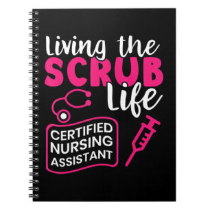 Caderno Espiral Vivendo O Scrubs Life _ Certified Nursing Assista