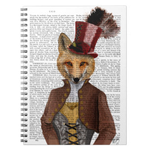 Caderno Espiral Vivienne Steampunk Fox