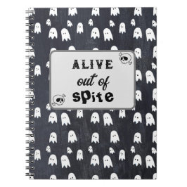 Caderno Espiral Vivo fora do Fantasma