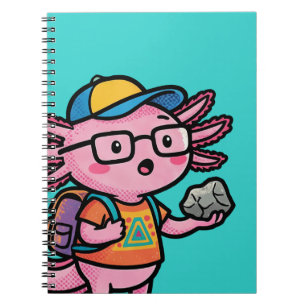 Caderno Espiral Você certamente axolotl perguntas Meme Sarcástico