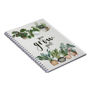 Caderno Espiral Você Cultiva Rapariga - Amantes De Plantas