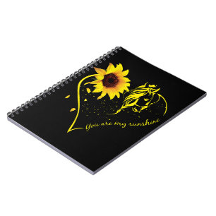 Caderno Espiral Você É Meu Girassol E Cavalo