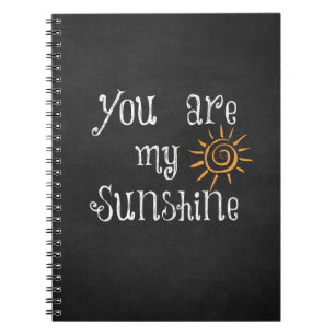 Caderno Espiral Você é o meu sol