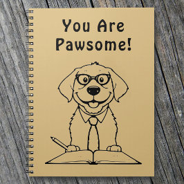 Caderno Espiral Você É Um Escrevendo De Cachorro Gelado